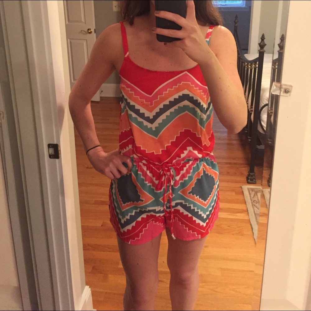 Eight sixty colorful romper